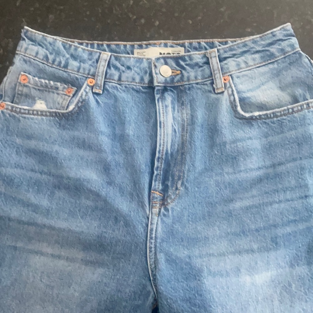 TOPSHOP wide leg crop Jean